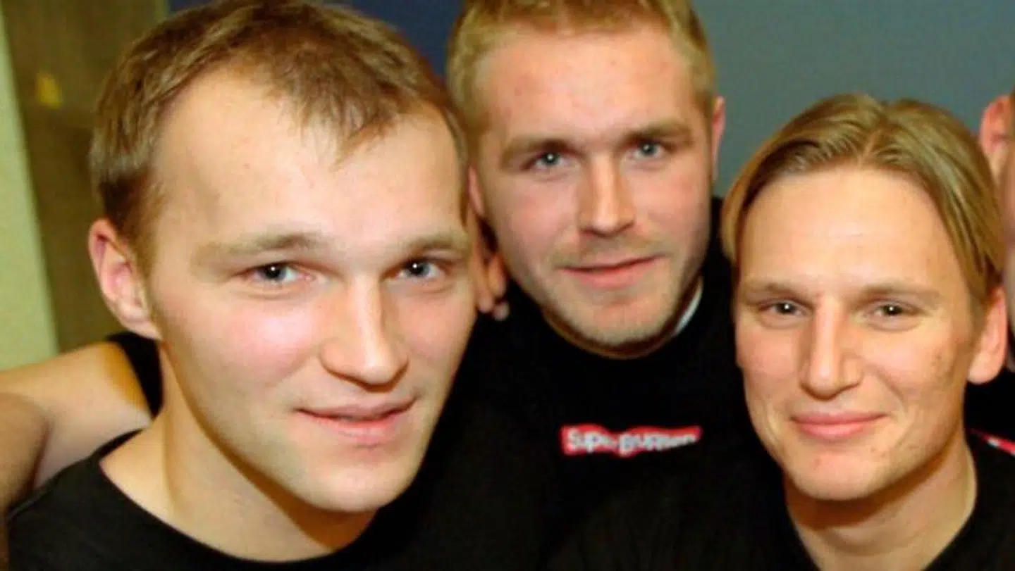 Keld Vilhelmsen i selskab med Joachim Boldsen og Nikolaj Jacobsen tilbage i 2000.