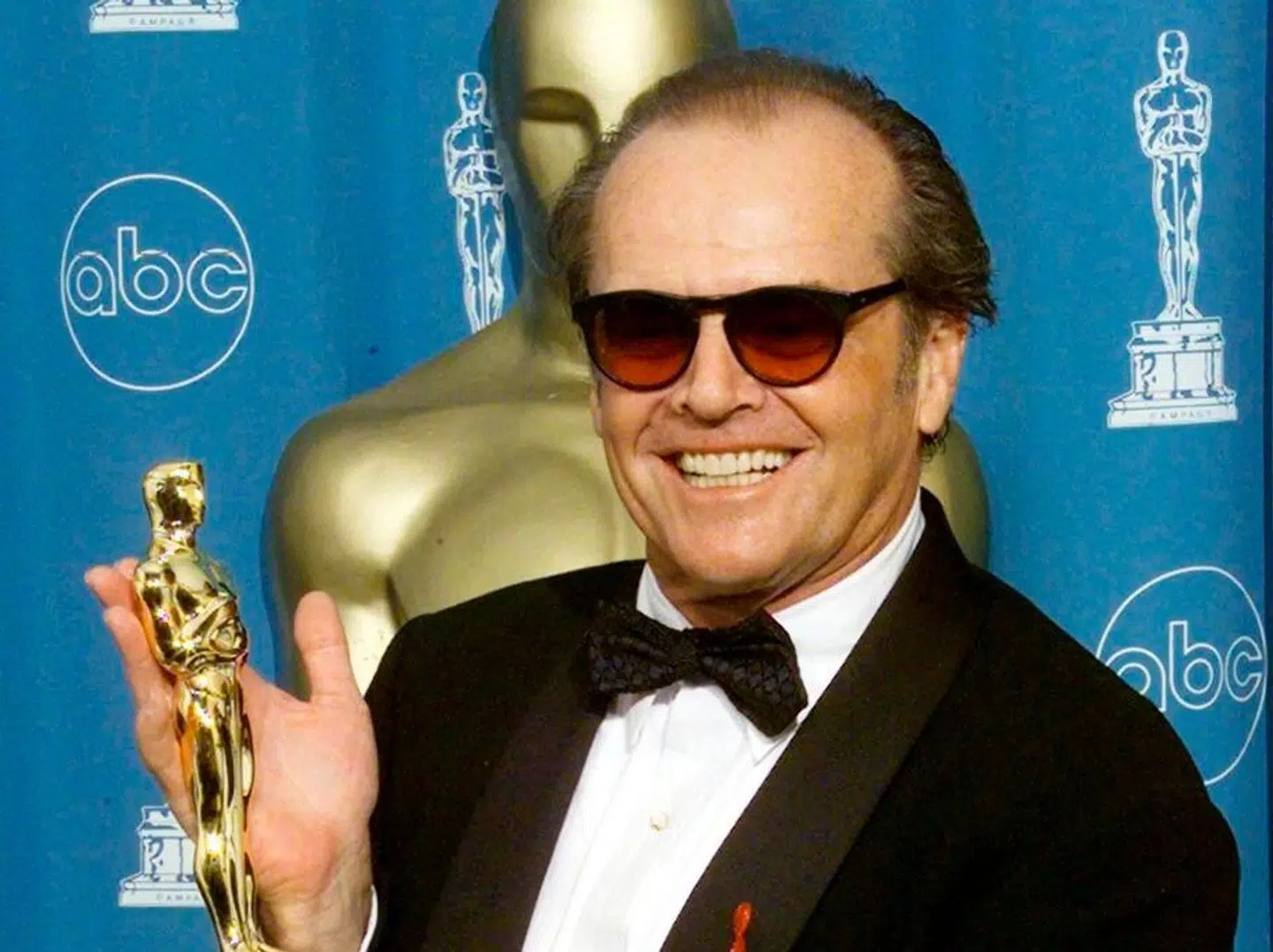 Gavtyven Jack Nicholson fotograferet i 1998, hvor han vandt en Oscar for 'As Good As It Gets'.