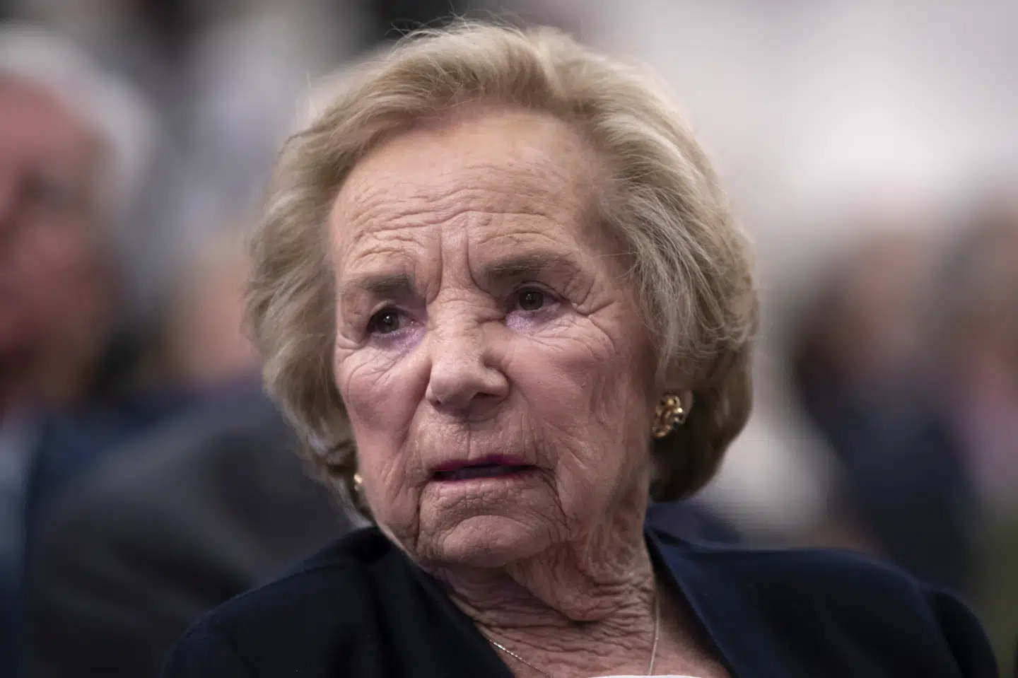 Ethel Kennedy, som var enke efter Robert F. Kennedy, ses her i Washington D.C. i 2018.