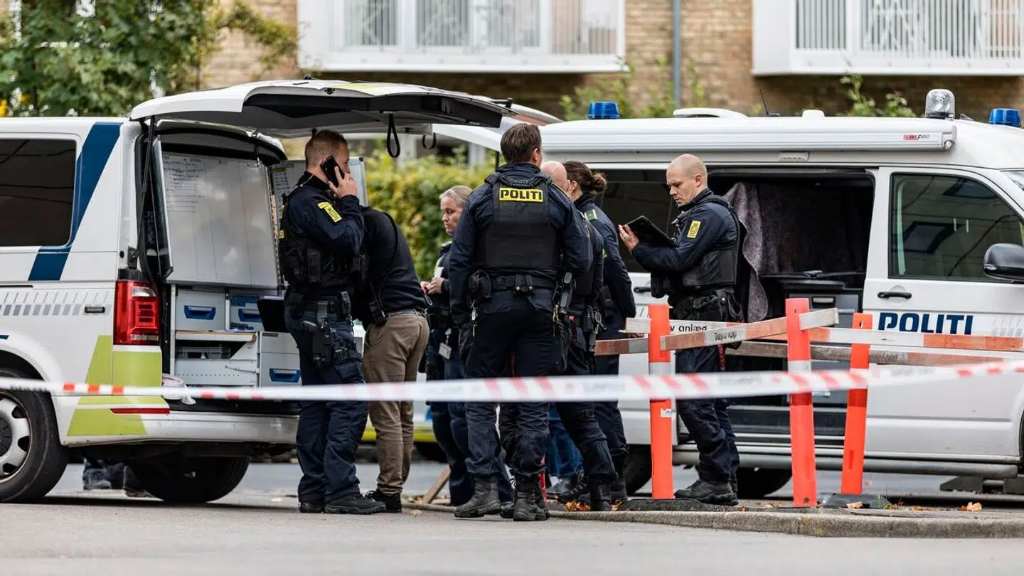 Arkivfoto. Politiet til stede ved Rønnebærvej i forbindelse med knivstik.