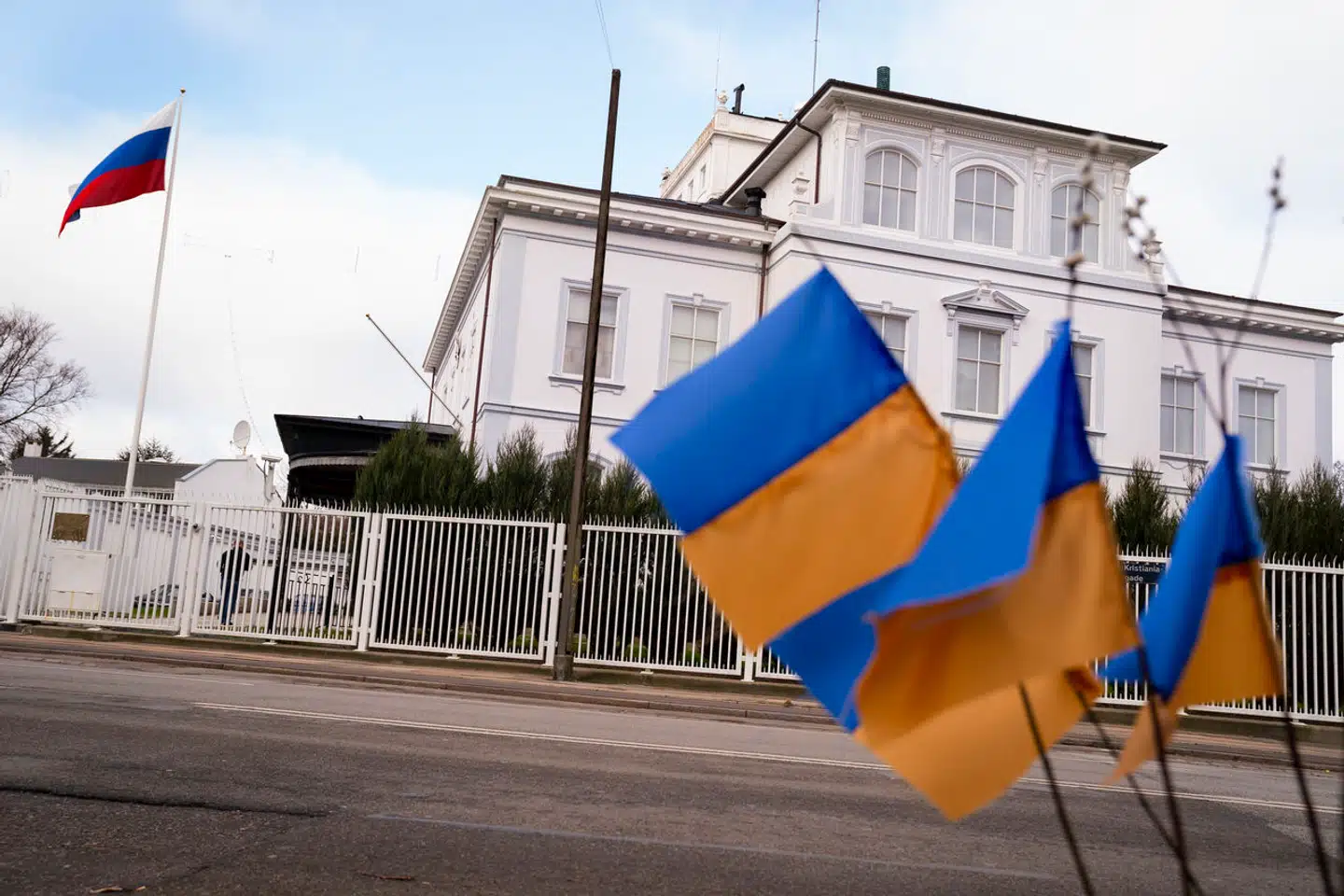 Den russiske ambassade på Østerbro.