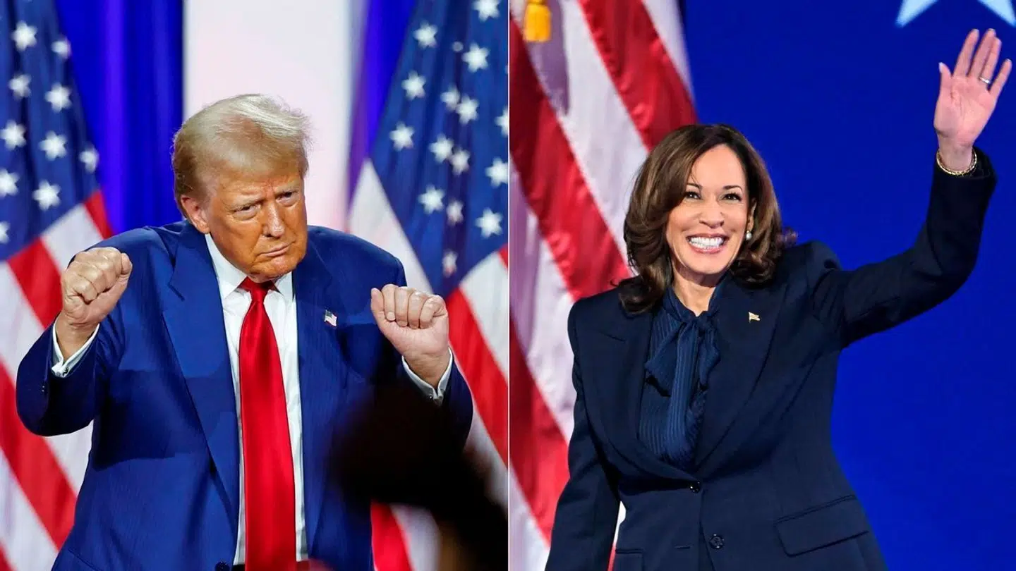 Billederne viser meget godt de respektive præsidenters medietur-strategi. Donald Trump har været ung med de unge, mens Kamala Harris har prøvet at gøre sig mere synlig.