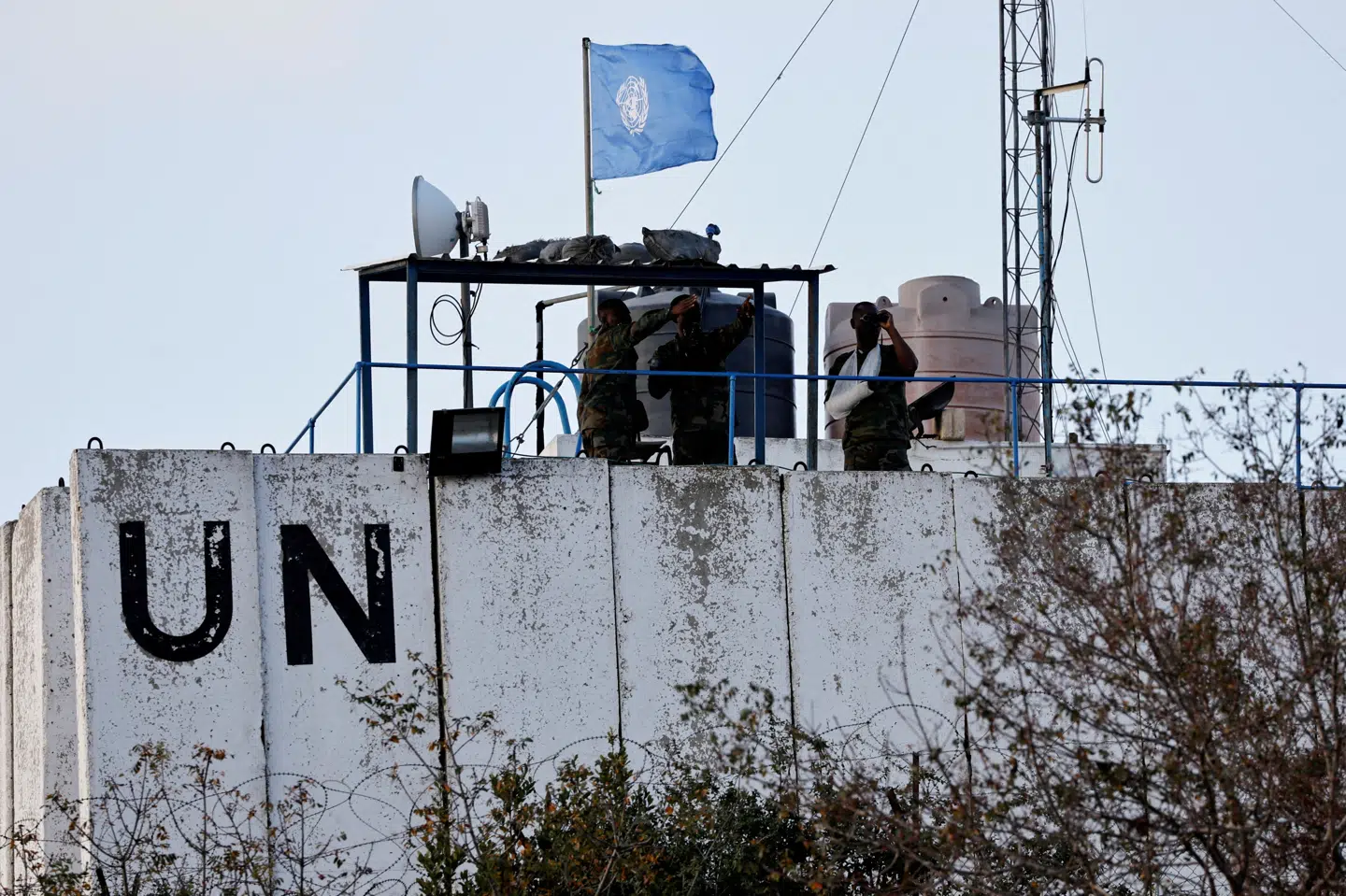Fredsbevarende Unifil-styrker i det sydlige Libanon i oktober sidste år. (Arkivfoto).