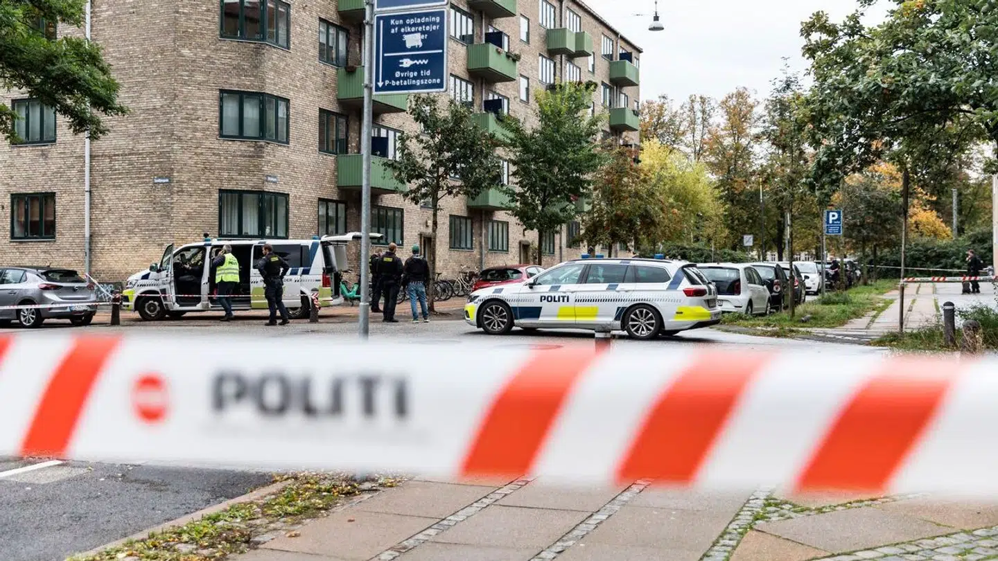 Person stukket med kniv nær Nørrebroparken i København, søndag den 13. oktober 2024. Knivstikkeriet skete i området omkring Sandbjerggade og Ørholmgade, der ligger ved siden af Nørrebroparken.