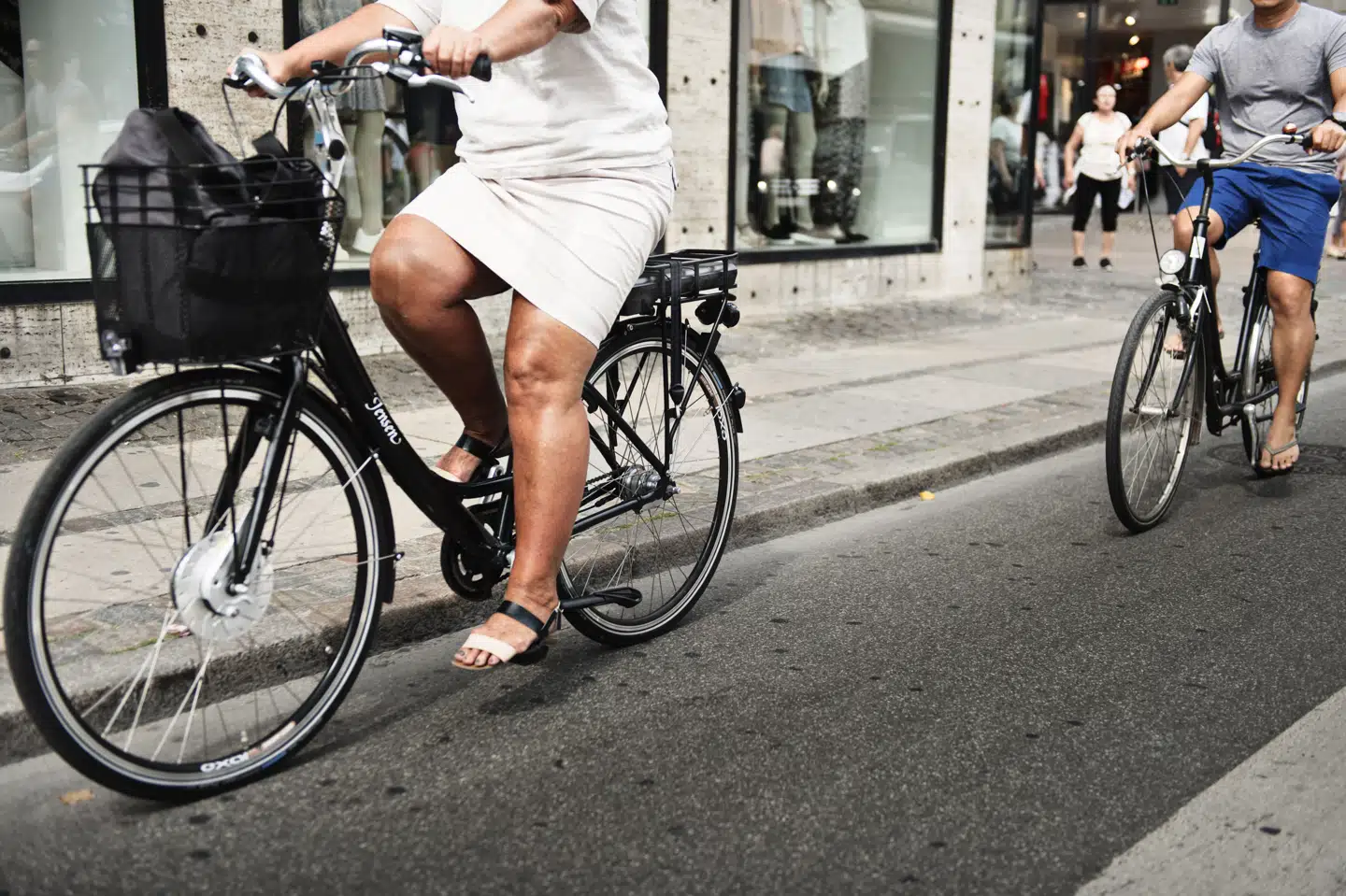 En elcykel er her fotograferet i 2016 i København. En række partier i Folketinget ønsker, at der skal være skatteinitiativer til at fremme at cykle på arbejde. (Arkivfoto).