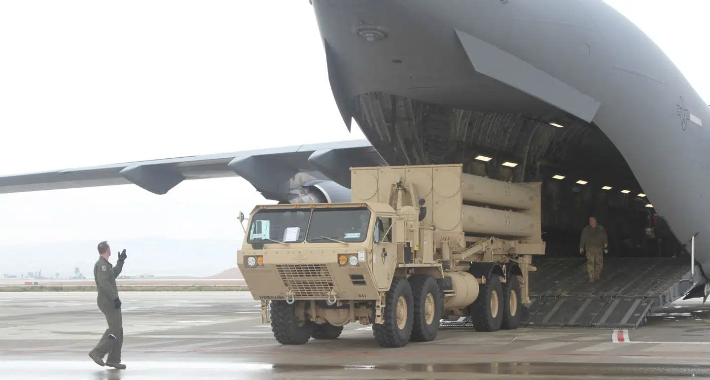 Det amerikanske missilforsvarssystem »THAAD«, der nu sendes til Israel sammen med amerikanske styrker til at betjene det.