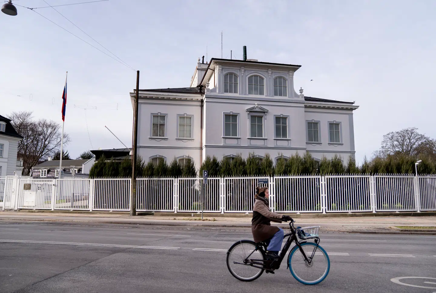 Den Russiske Ambassade i København. Arkivfoto: Liselotte Sabroe, Scanpix