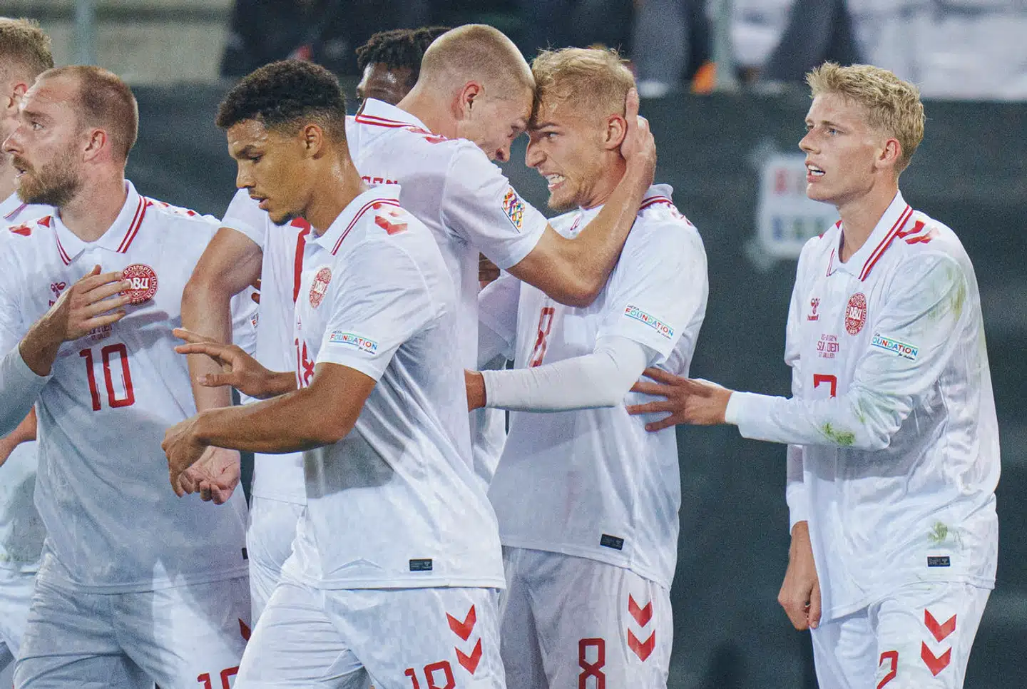 De danske spillere viste vilje og gejst, da de med hiv og sving kæmpede sig til et point i Schweiz.