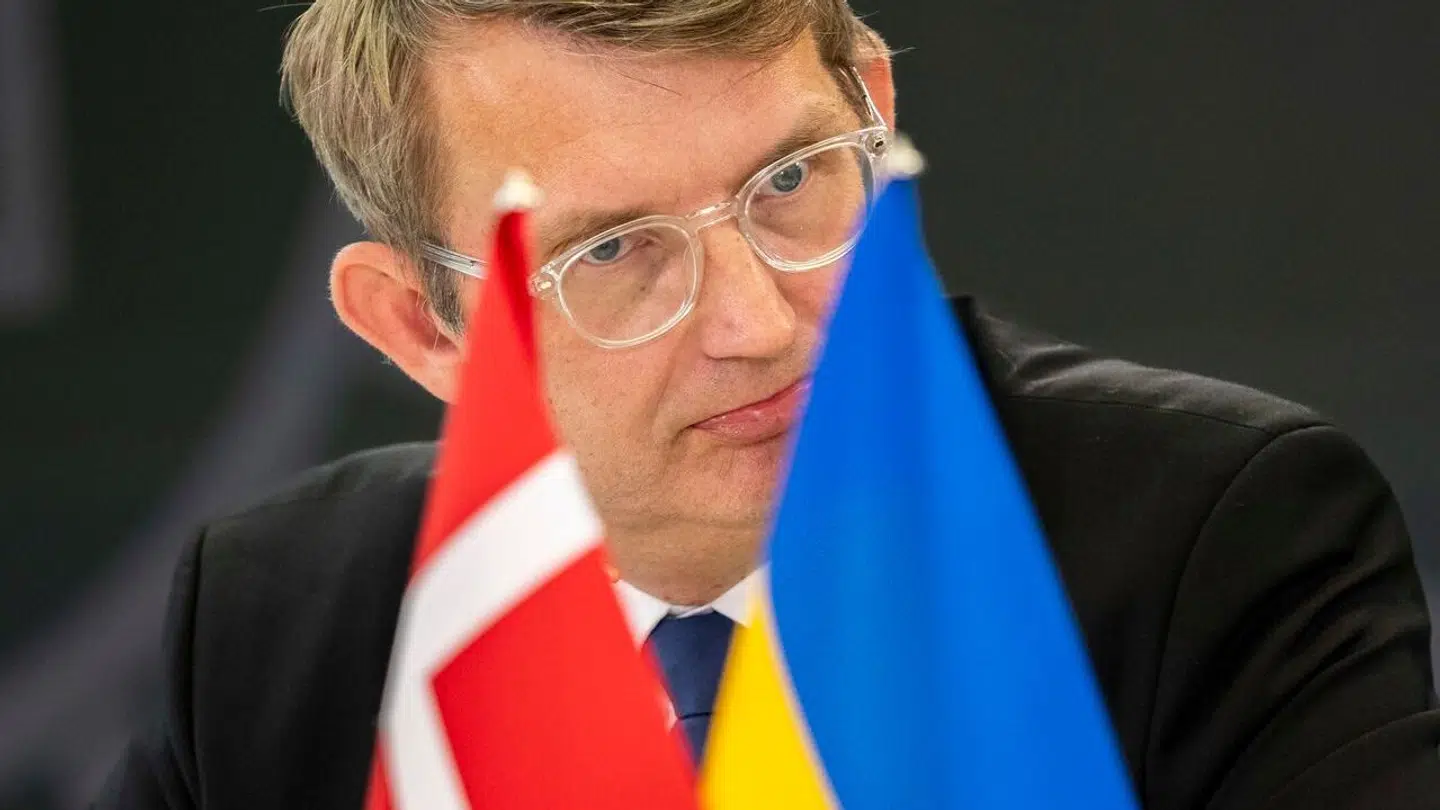 "Jeg er nødt til at være realisitsik." Sådan lyder det fra Venstres udenirgsordfører og formand for Det Udenrigspolitiske Nævn Michael Aastrup Jensen i B.T.s debtapodcast Borgerlig Tabloid. Her ses Venstres formand og forsvarsminister Troels Lund Poulsen,
