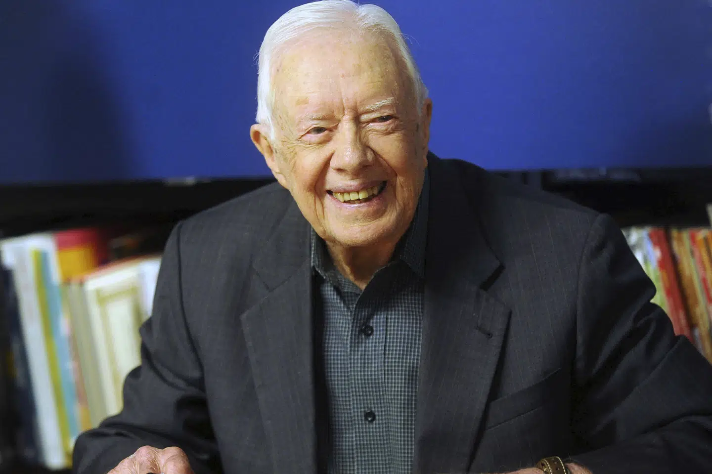 Jimmy Carter, her fotograferet i 2018, har afgivet sin stemme til USA's præsidentvalg den 5. november. (Arkivfoto).