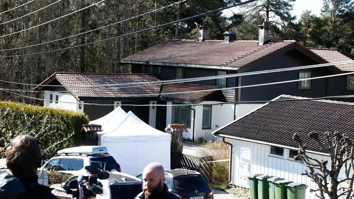 Anne-Elisabeth og Tom Hagens hjem i Lorenskog.