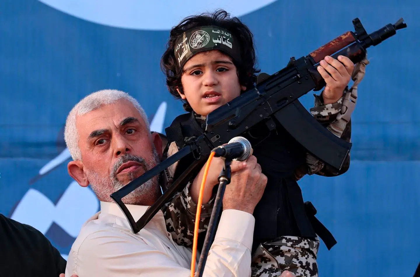 På billedet ses den nu afdøde Yahya Sinwar.