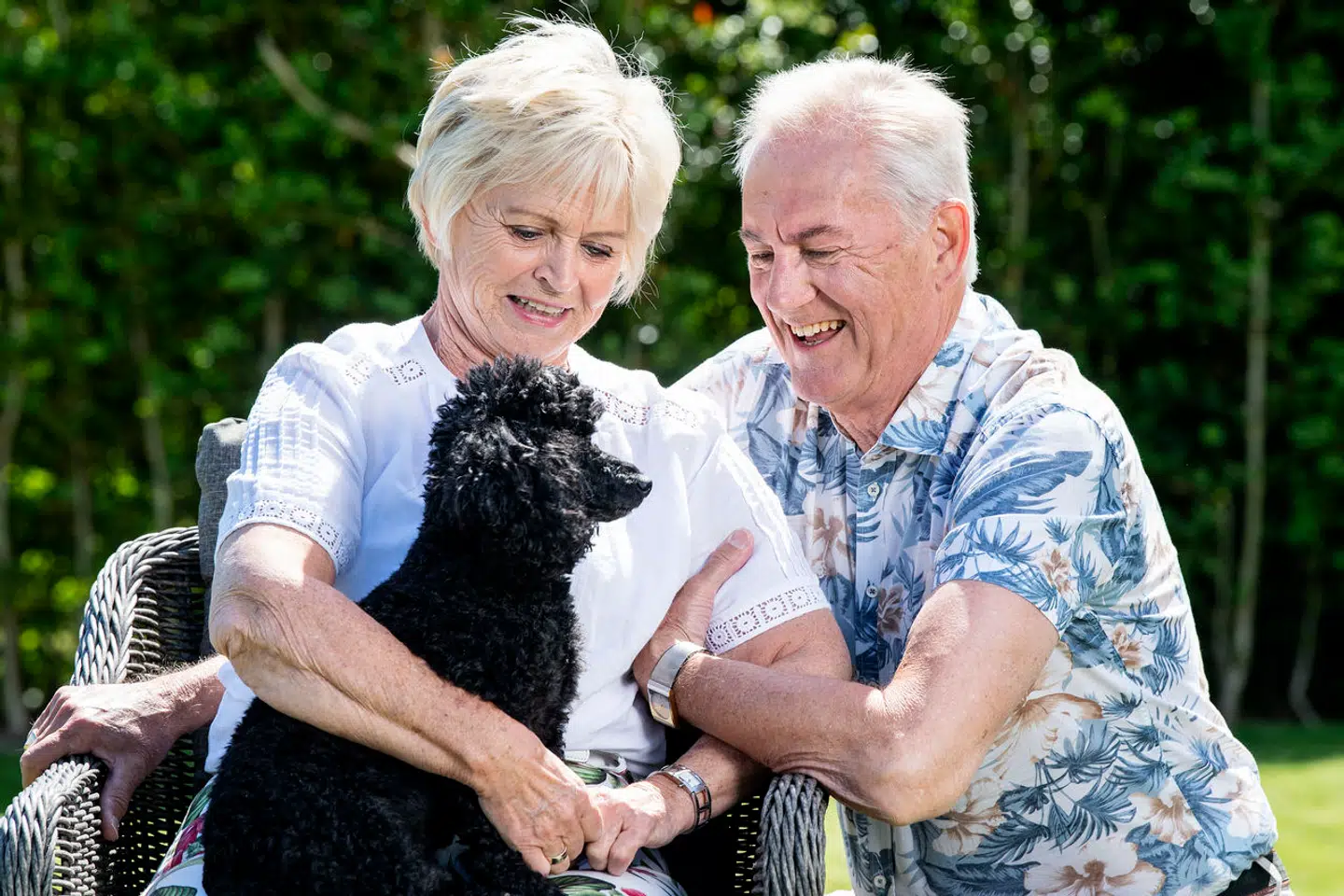 Keld og Hilda Heick er begge helt pjattede med Bertil, som i dag er 11 år gammel.