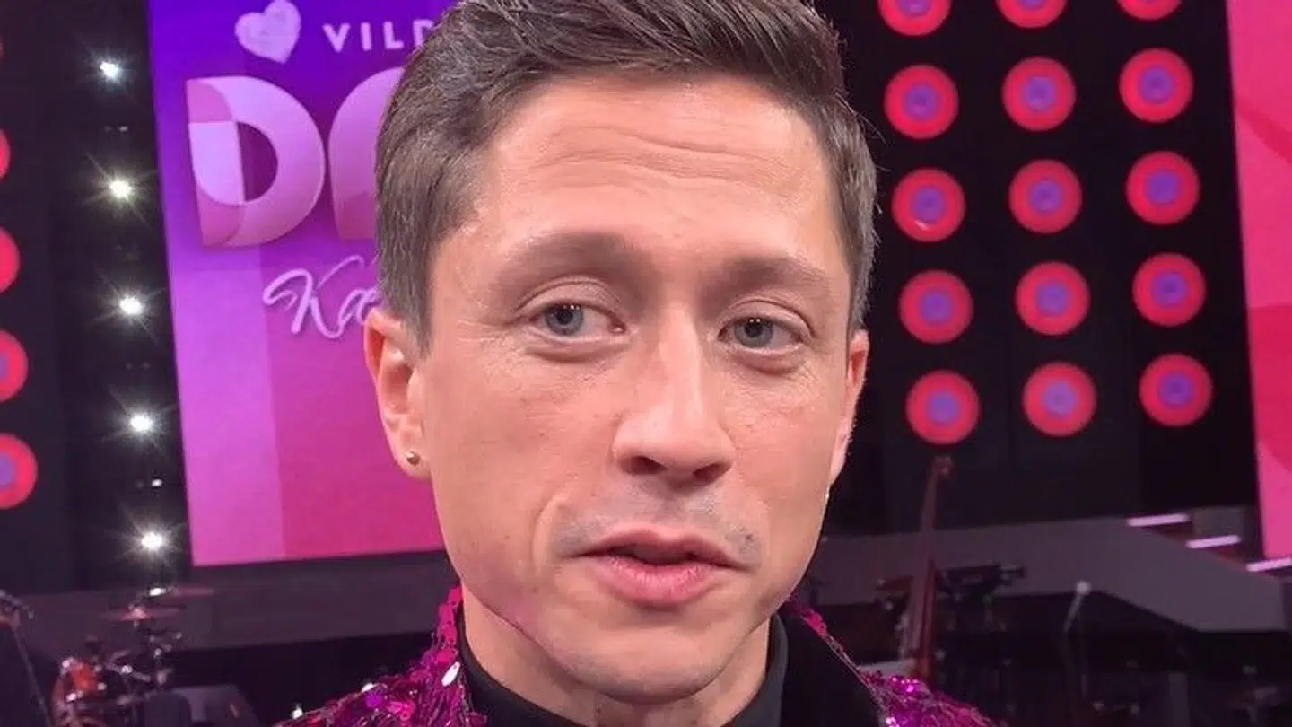 Rasmus Staghøj i 'Vild med dans'-studiet.