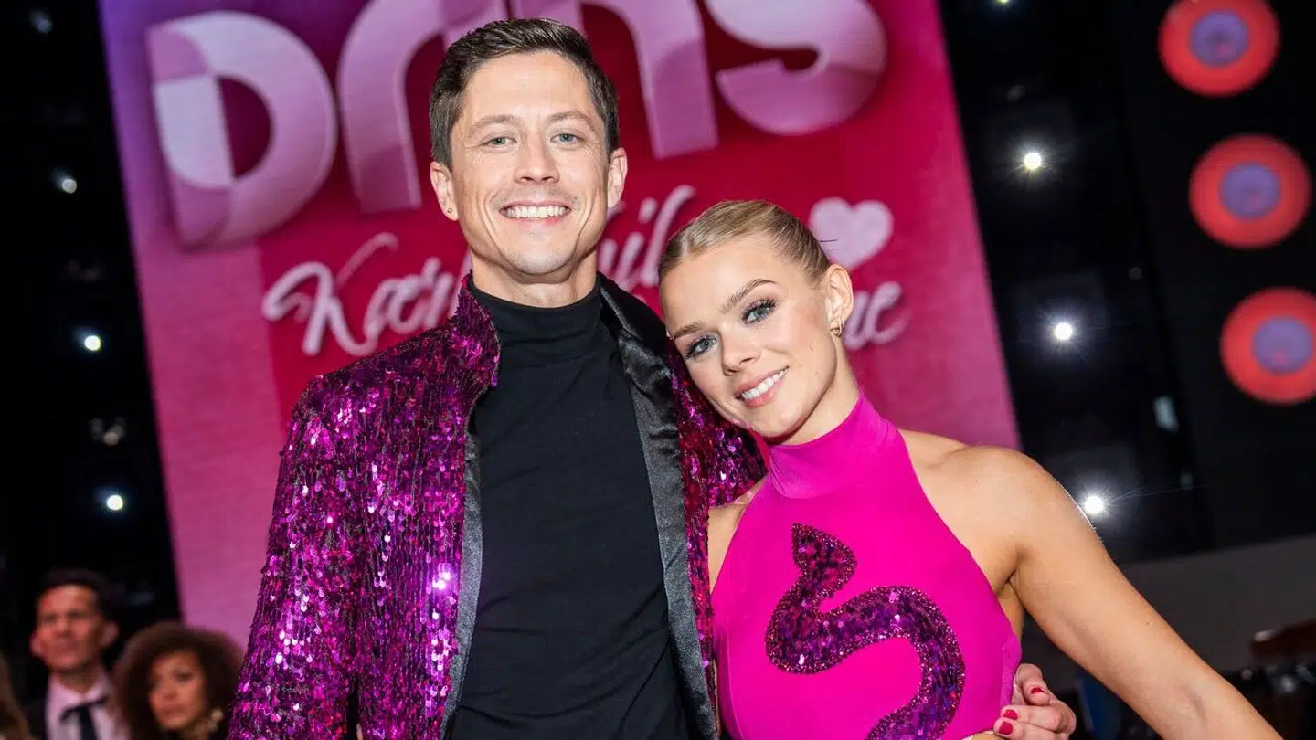 Rasmus Staghøj og Asta Björk efter fredagens omgang 'Vild med dans'.