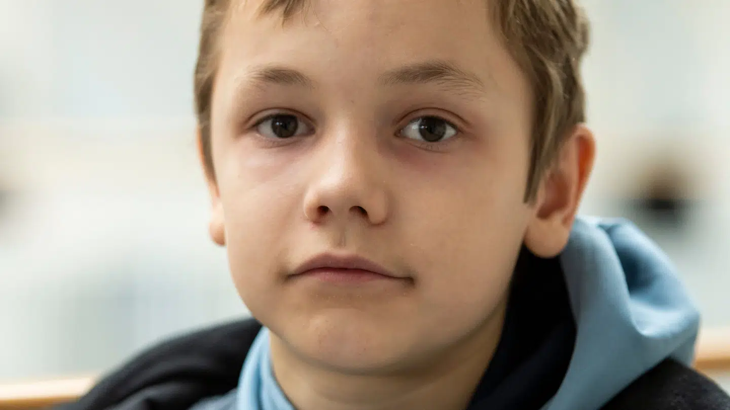 Max Kaysen Høyrup som fodbolddrengen Lucas i 'Familier som vores'.