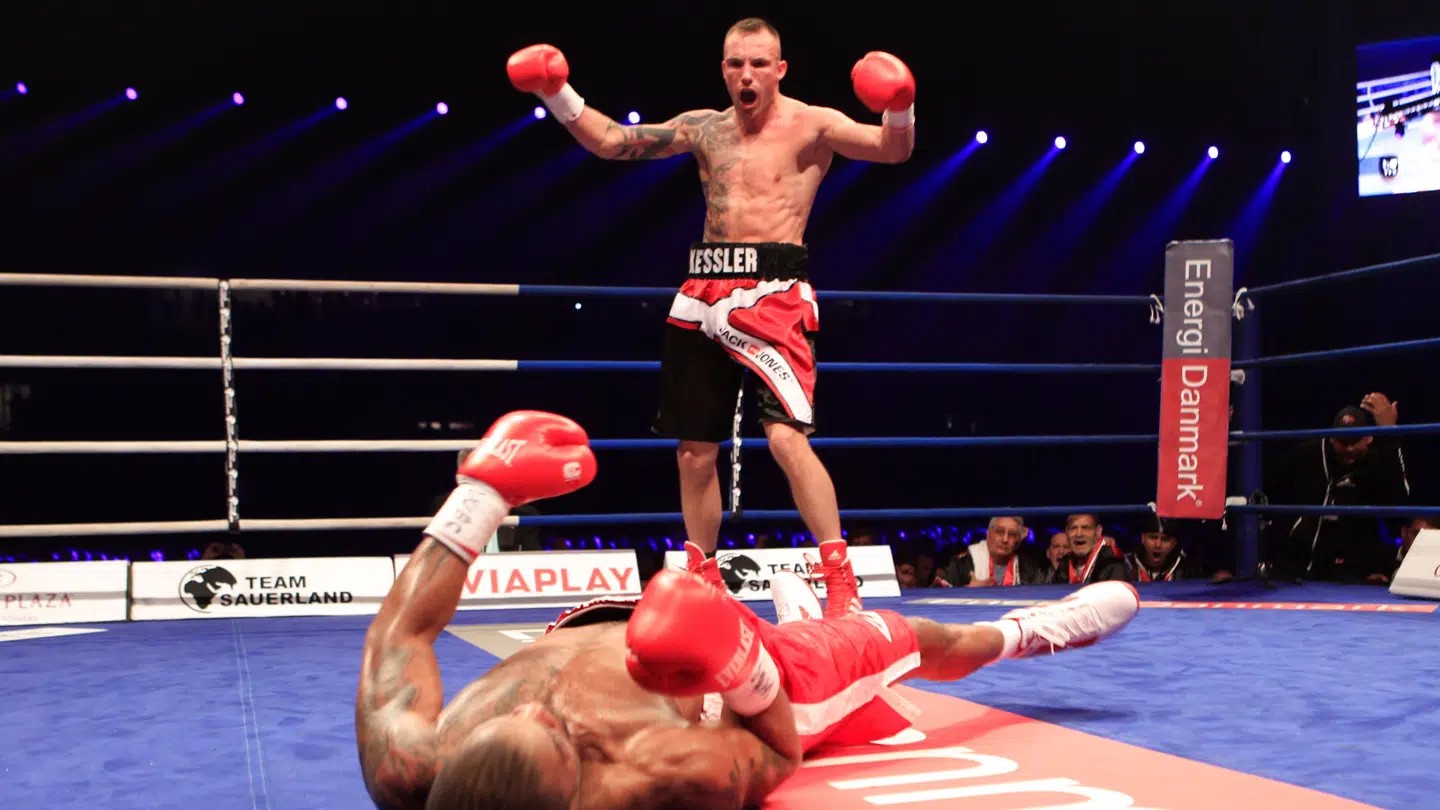 STRAX-billede !!! Må kun anvendes efter aftale med billedredaktør eller fotograf !!! Boksning i Parken Nordic Fight Night Boksning i parken Mikkel Kessler mod Allan Green