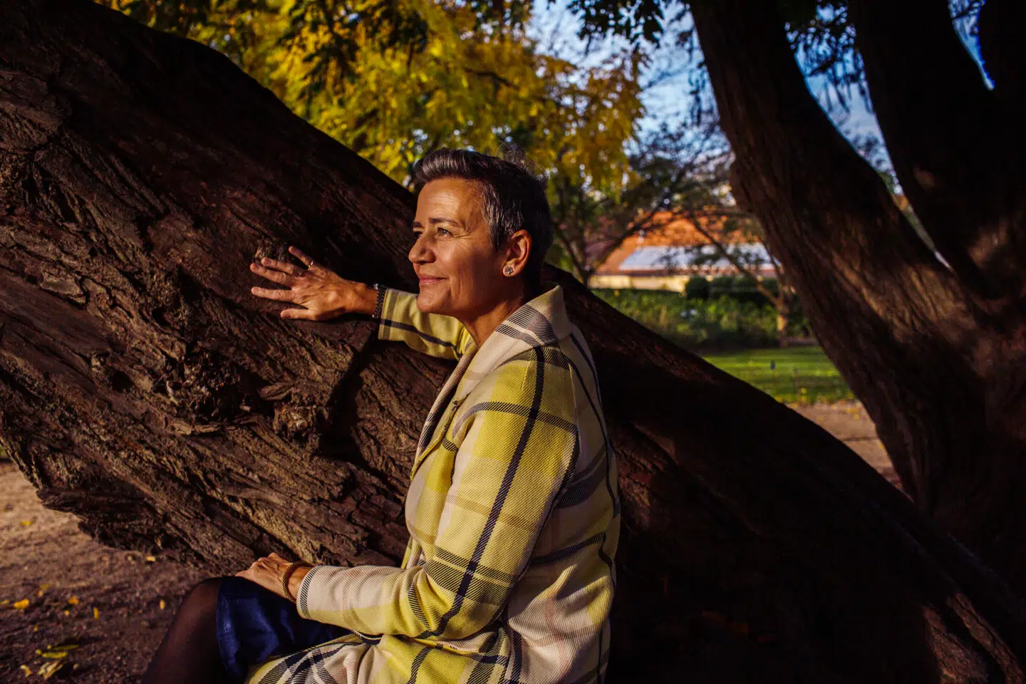 Margrethe Vestager i Kongens Have. Foto: Ditte Valente, Scanpix