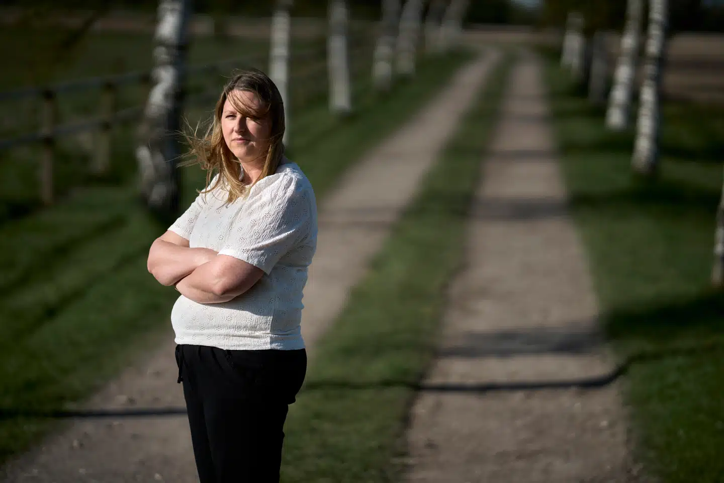 Camilla Hagelund Olsen, mor til Villads, der døde efter en svampeinfektion i december 2022. Villads døde i hjemmet, kort efter at han var blevet udskrevet og var erklæret kræftfri.