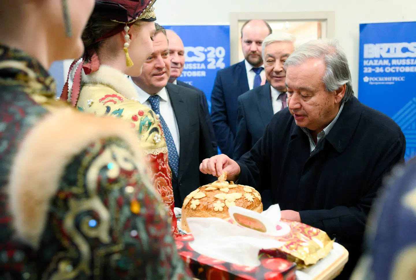 FNs generalsekretær, António Guterres, er onsdag ankommet til den russiske by Kazan, hvor han skal deltage i BRIKS-topmødet, som den russiske præsident, Vladimir Putin, er vært for.