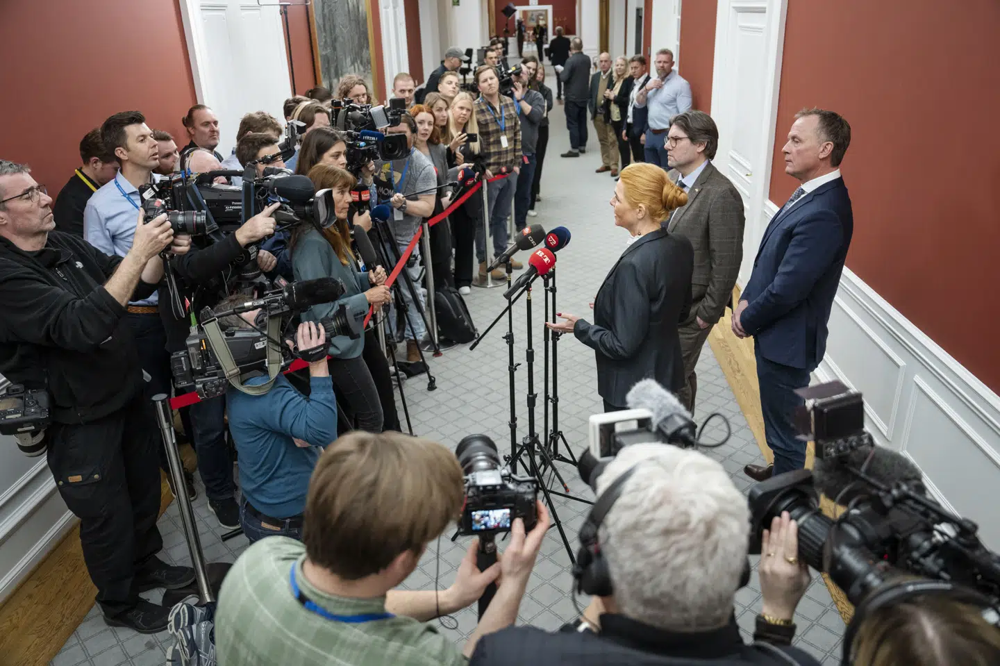 Der var stort presseopbud, da formand Inger Støjberg (DD) tidligere i år præsenterede Kim Edberg og Mads Fuglede som nye medlemmer af Danmarksdemokraterne.