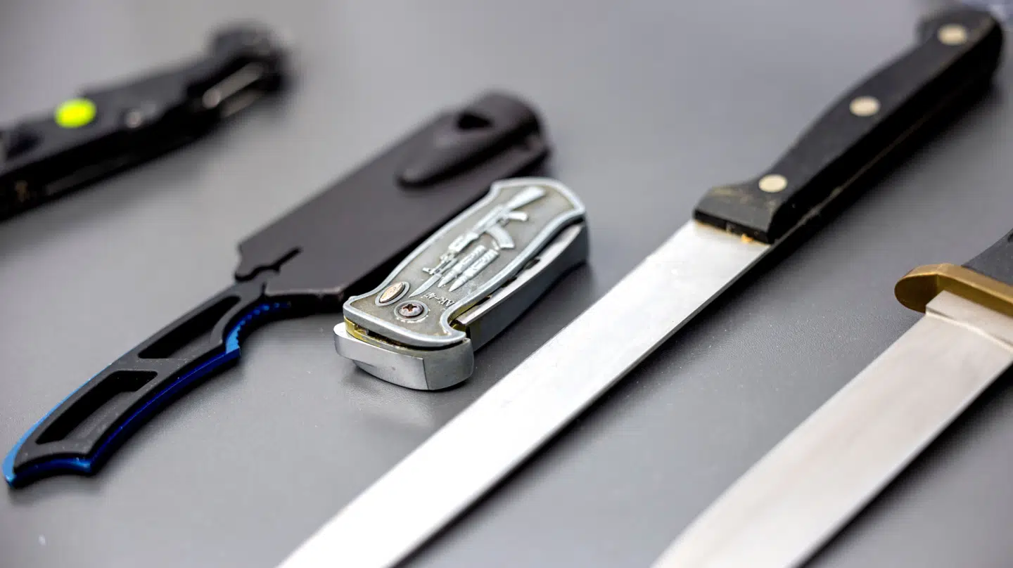 Københavns Politi har fundet 15 knive den seneste måned i visitationszonerne. Arkivfoto.