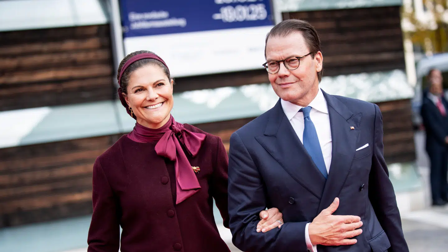 Sveriges kronprinsesse Victoria og prins Daniel ved fejringen af 25-års-jubilæet for de Nordiske Ambassader i Berlin,