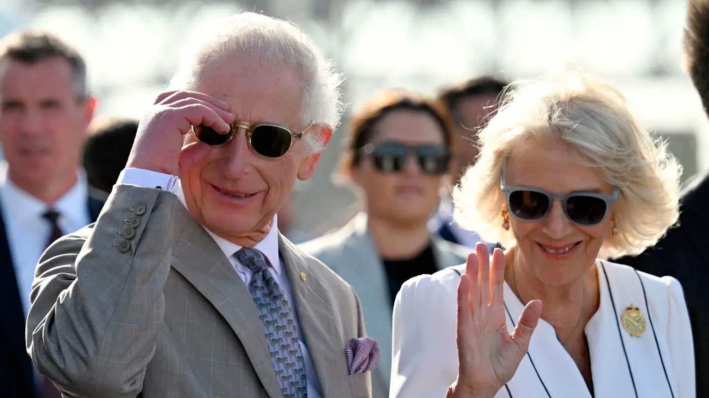 Kong Charles og dronning Camilla i Australien.