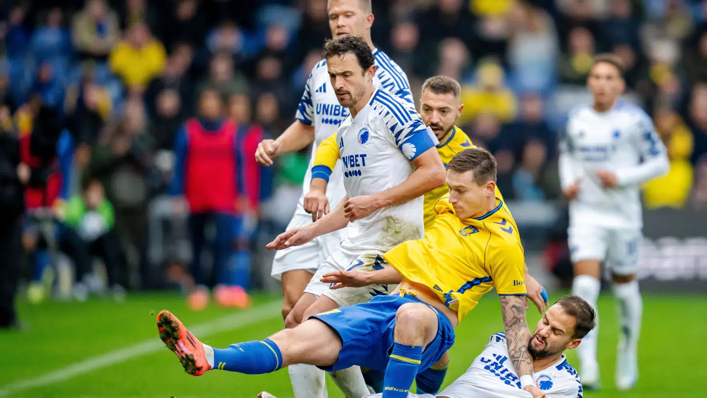Brøndby og FC København mødte hinanden på Brøndby Stadion søndag.