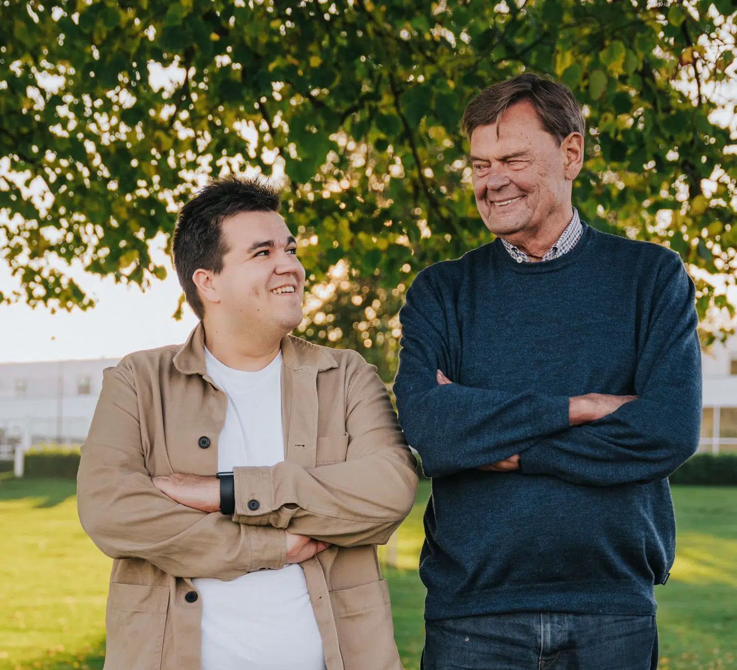 Lukas Birch og Ulf Pilgaard sammen.