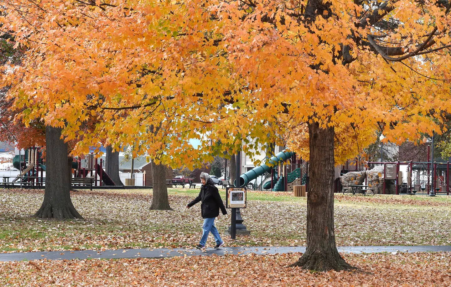 En gående bruger faktisk mere energi, hvis hun stopper op nu og da, end hvis hun holder tempoet konstant. Foto: Alan Warren, Scanpix