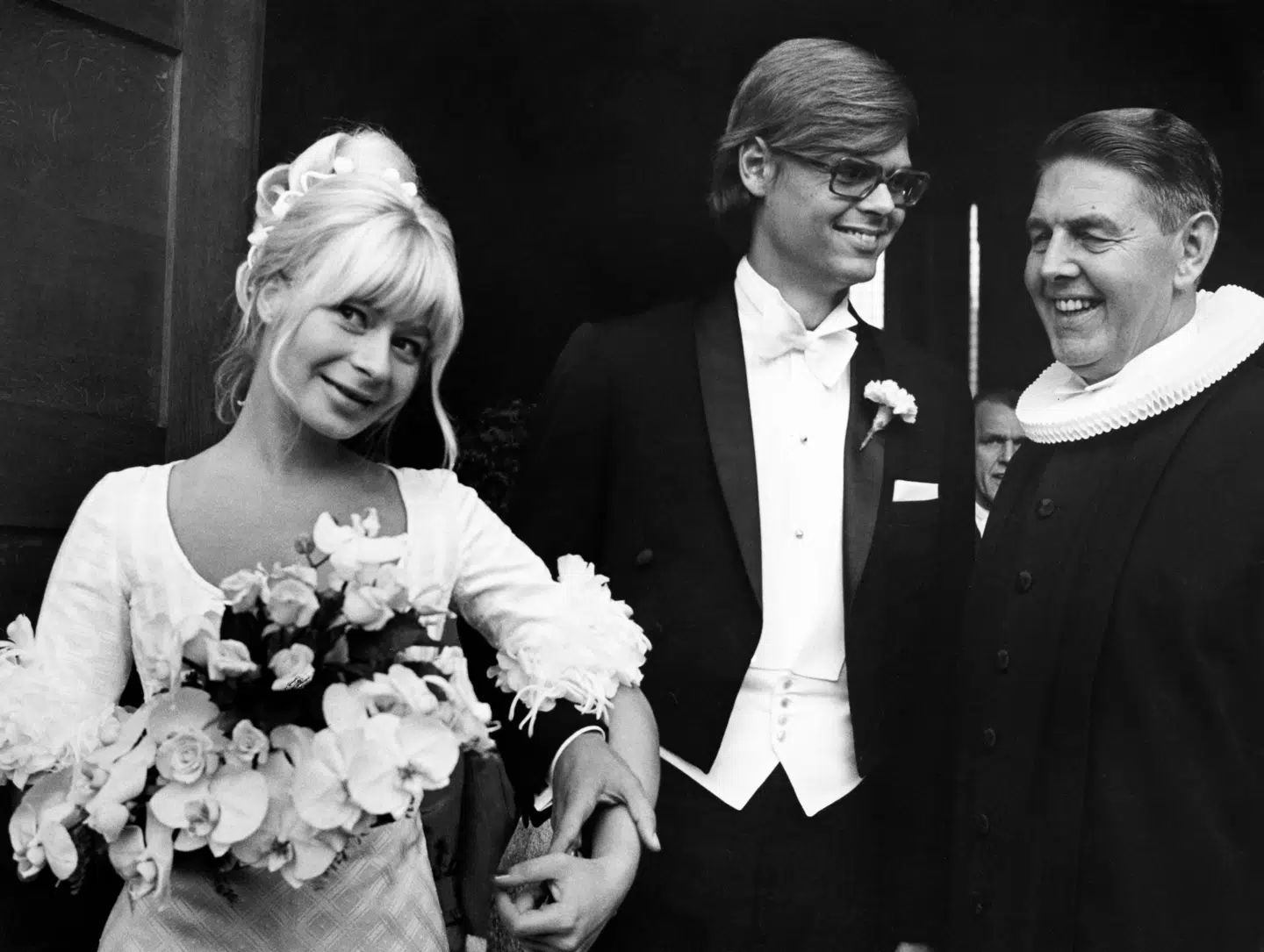 Det var faderen Mads Christian, der forestod vielsen, da Ulf Pilgaard blev gift med sin Gitte.