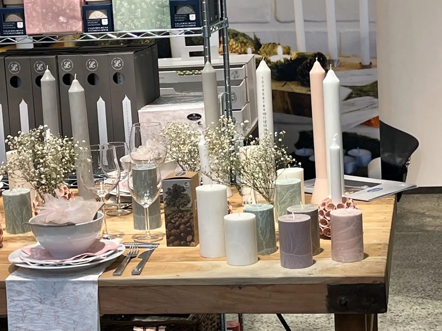 Billedet er taget på messen Formland i Herning tilbage i august. De viser, de udstillede Annalys, som minder om Alterlyset.