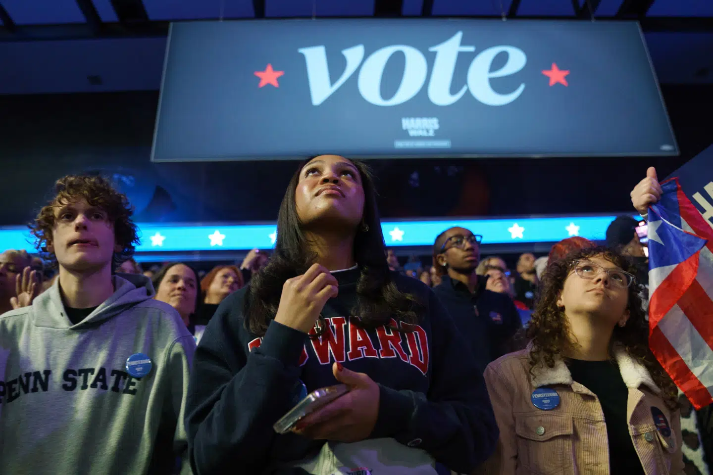 Bliver det Kamala Harris eller Donald Trump? Følg det amerikanske valg flere steder.