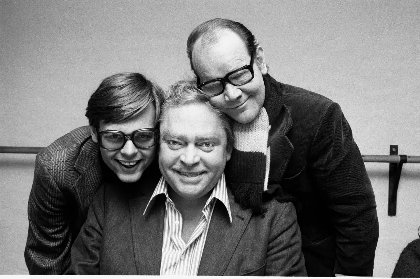 'Den nye Dirch' kaldte en anmelder Ulf Pilgaard. Her ses han med den ægte og Jørgen Ryg