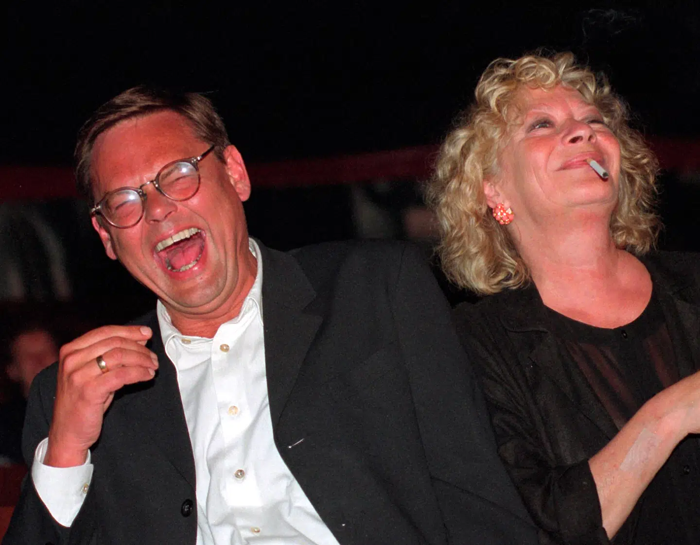 Ulf Pilgaard med sin elskede Gitte.