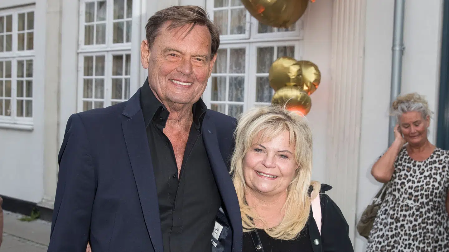 Ulf Pilgaard med kæresten Annette Bavnhøj.