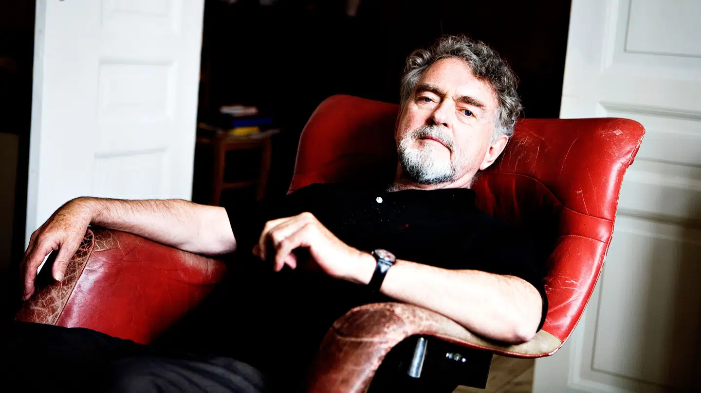 Det var hjemme hos Erik Clausen, at forfatterne til 'Den Frigjorte' interviewede ham.