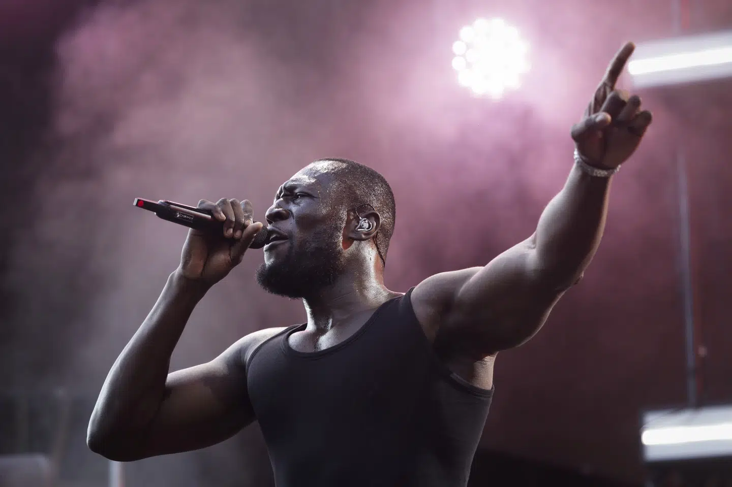 Den prisvindende musiker Stormzy er særligt kendt for numrene "Vossi Bop", "Hide and Seek", "Own It", som har han har lavet med Ed Sheeran og Burna Boy, og mange flere. (Arkivfoto).