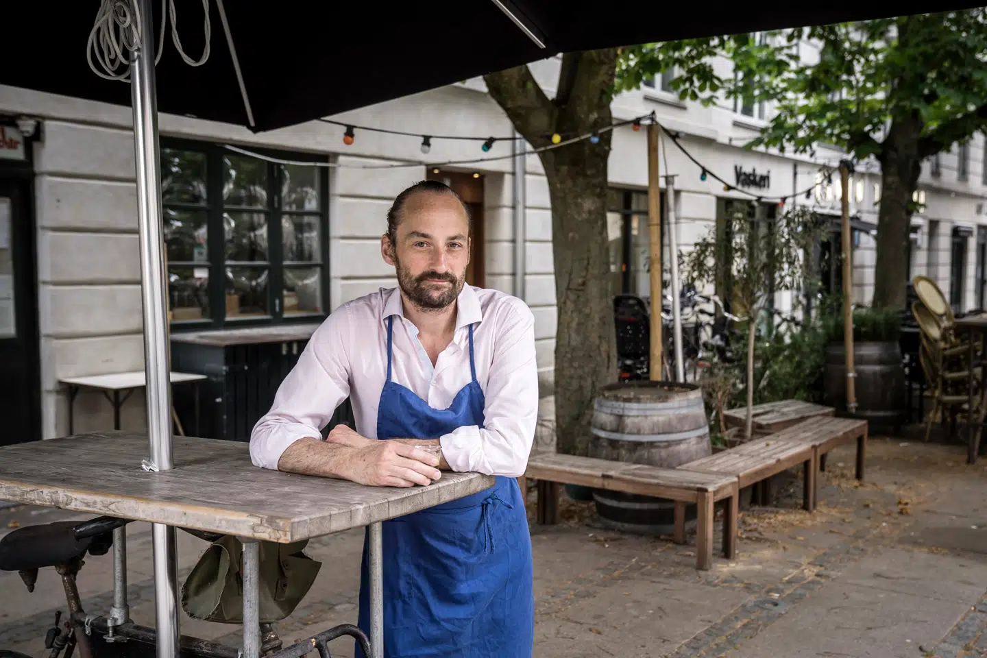David Fischer, kok. Han driver restauranten Hos Fischer på Østerbro i København.