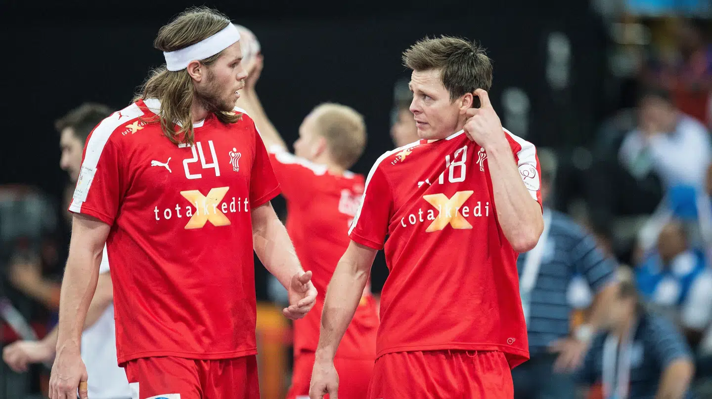 Hans Lindberg og Mikkel Hansen var holdkammerater i adskillige år på landsholdet.