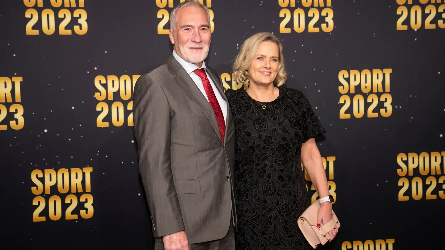 Her ses Morten Stig Christensen med konen Anne Engdal Stig Christensen.