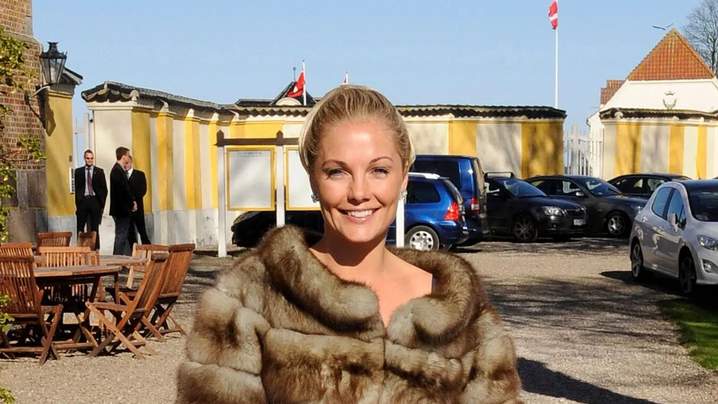 Caroline Fleming på familieslottet Valdemars Slot. Arkivfoto.