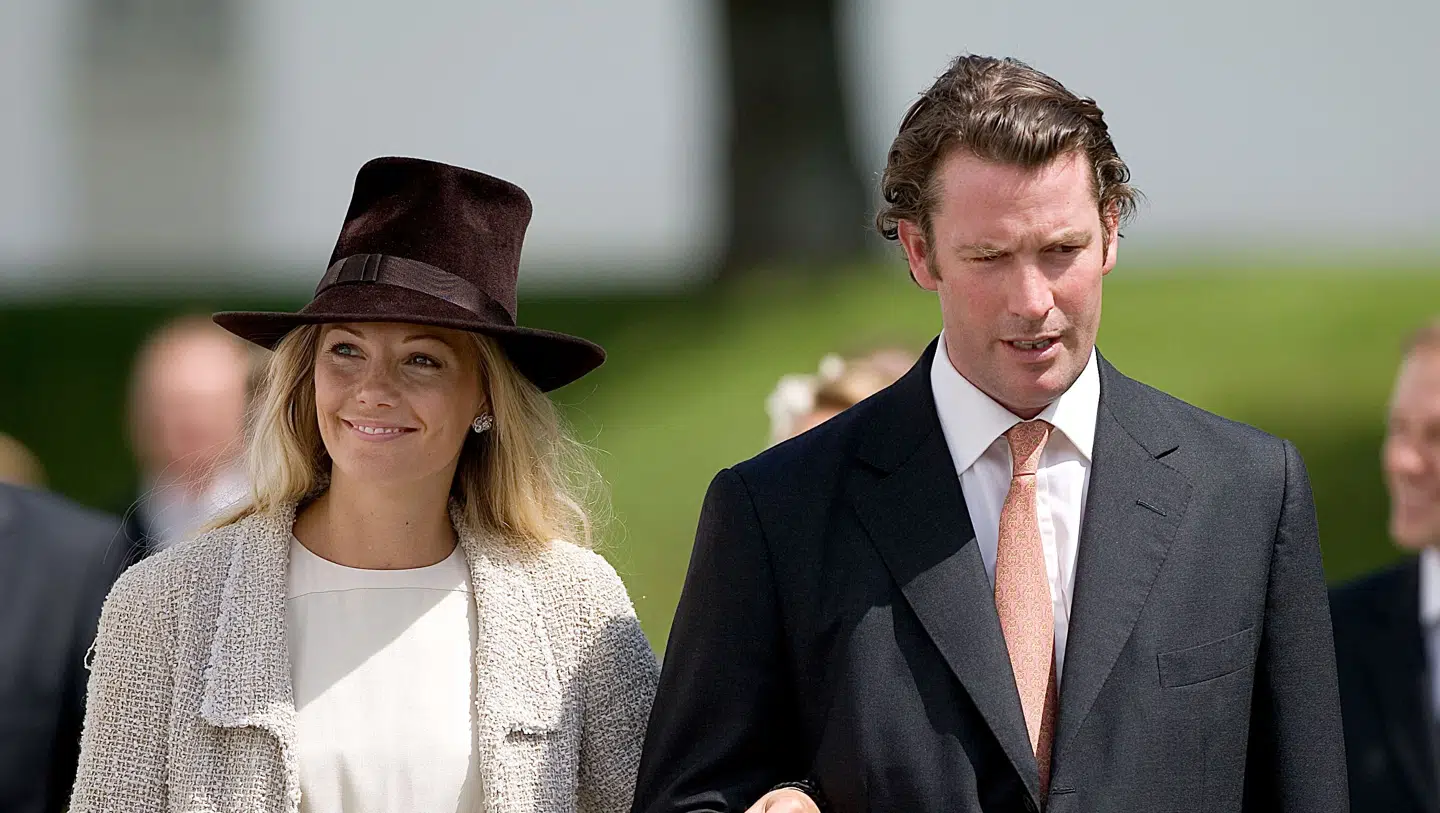 Caroline Fleming med sin eksmand, Rory Fleming.