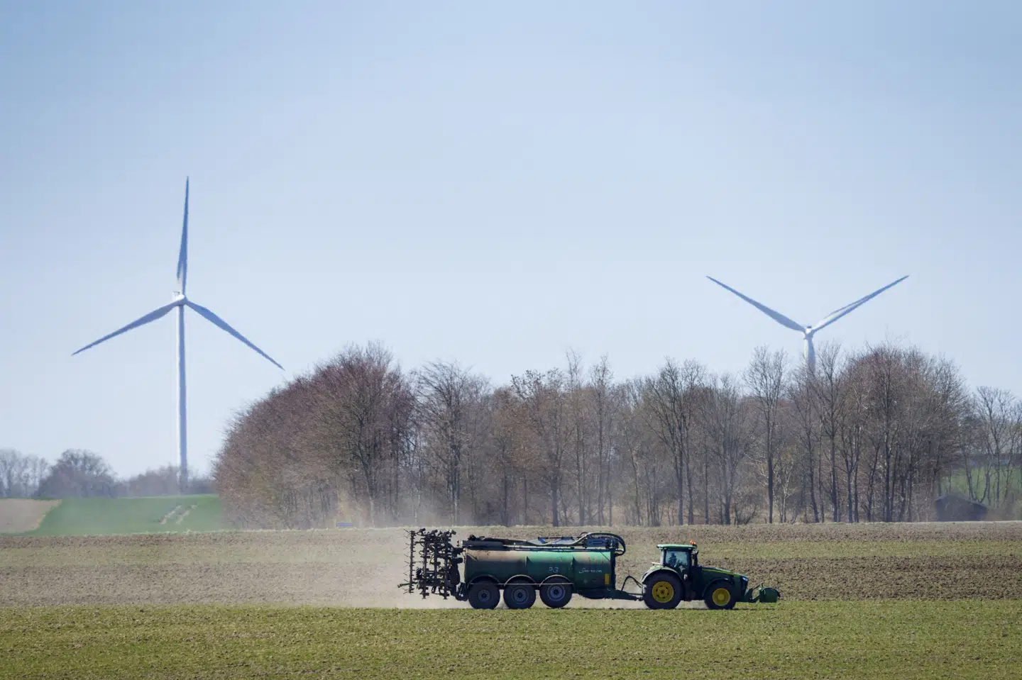 Landbrugets udledning af kvælstof i de danske farvande, blandt andet i form af gylle, der bliver vasket ud i vandløbene, udgjorde sidste år ifølge nye beregninger 65.000 ton. (Arkivfoto).