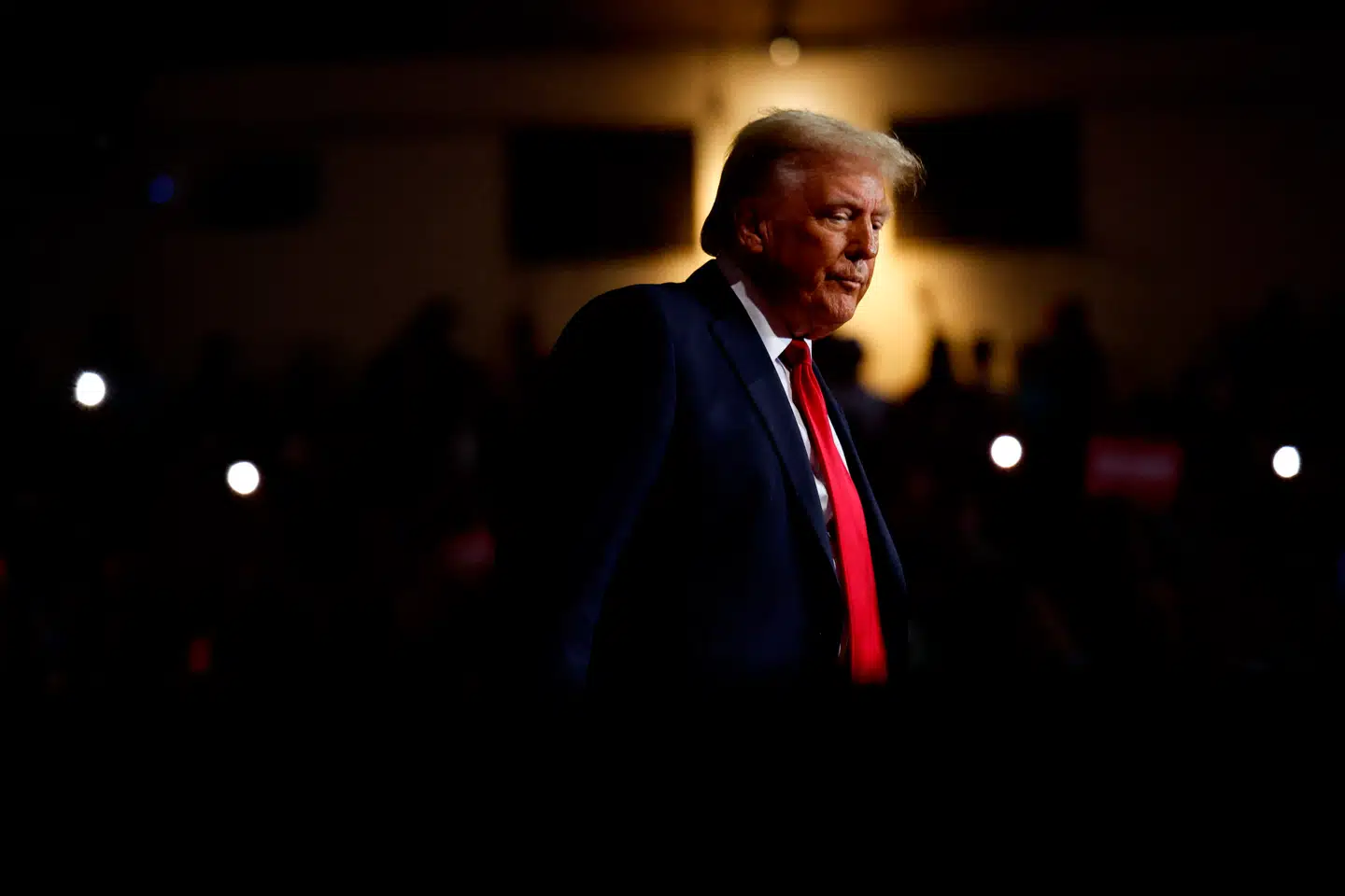 Dårlige nyheder ramte Donald Trump i nat.