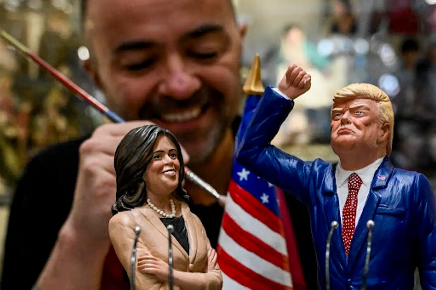 Kamala Harris eller Donald Trump? Bookmakerne har sidstnævnte som favorit, men det kan tippe de næste dage.