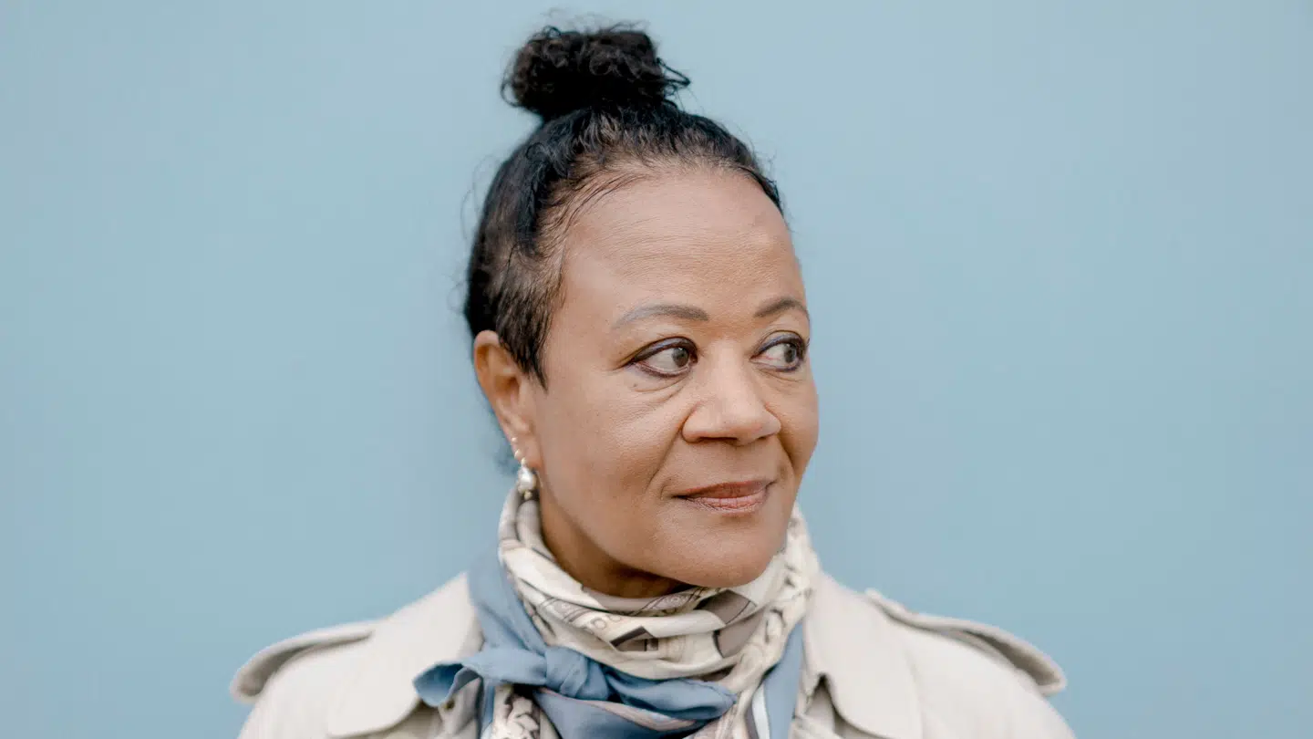 Hella Joof i forbindelse med hendes nye bog »Hjemmehjælperen Ramona og andre engle«.