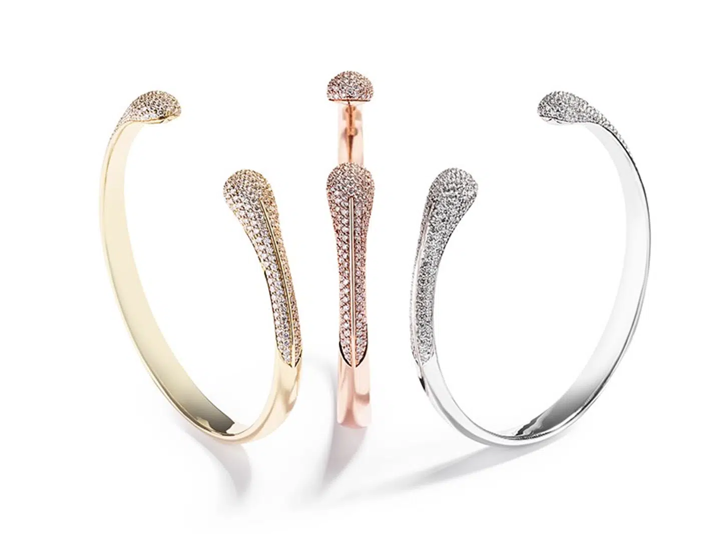 Hartmann’s Signatur armring i 18 kt. guld med brillanter.