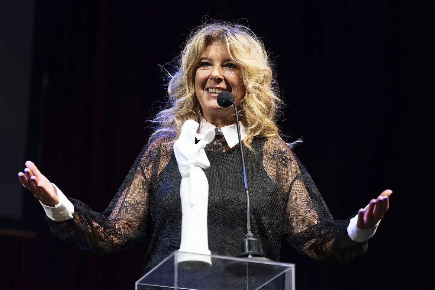 Ved Bodilprisen 2024 løb Paprika Steen med prisen "Bedste kvindelige hovedrolle", og hun bliver dermed den indtil videre sidste vinder af den pris. (Arkivfoto).